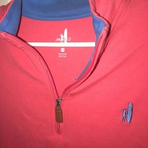 Johnnie-O men’s quarter-zip, Nantucket red